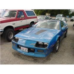  1985 CHEVROLET CAMARO-V8 - 53,840 Exmt