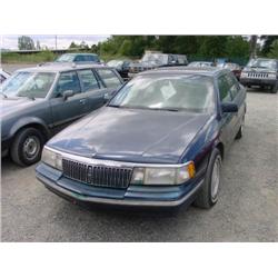  1991 LINCOLN CONTINENTAL - 182,951 Exmt