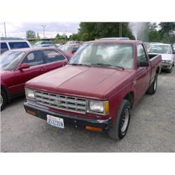  1990 CHEVROLET S10 PICKUP - 197,453 Act