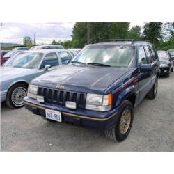  1993 JEEP GRAND CHEROKEE-V8 - 97,884 Exmt