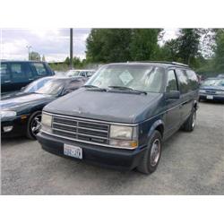  1989 DODGE GRAND CARAVAN - 179,034 Exmt