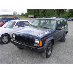  1996 JEEP CHEROKEE-6 CYL. - 122,921 Act