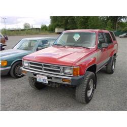  1987 TOYOTA 4RUNNER - 173,968 Exmt