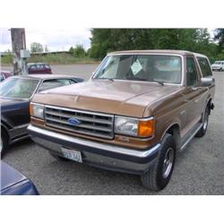  1989 FORD BRONCO - 17,030 Exmt