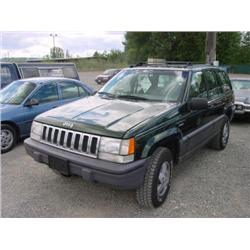 1995 JEEP GRAND CHEROKEE-6 CYL - 94,425 Act