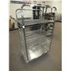 Image 1 : Stainless Steel Storage Cart On Wheels
