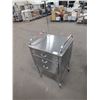 Image 1 : Stainless Steel Storage Cart On Wheels