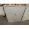 Image 1 : 2 Door Metal Storage Cabinet