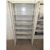 Image 2 : 2 Door Metal Storage Cabinet w/ Key