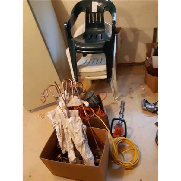 Solar Garden Light, Hedge TrimmerA