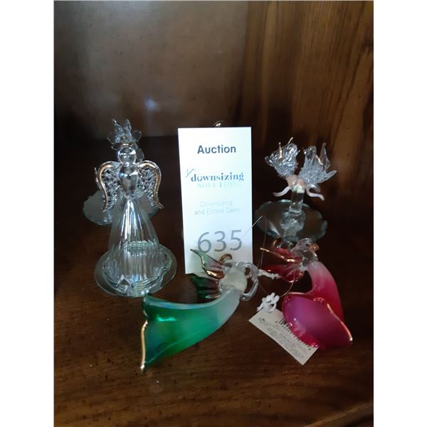 Hand blown Glass Figurines B