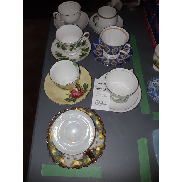 Bone China Teacups Cat A