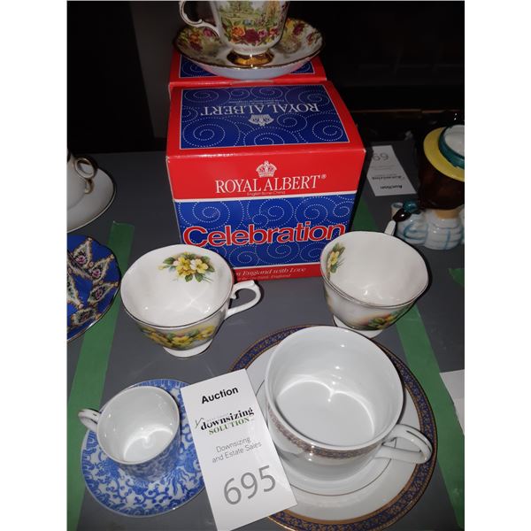 Bone China Teacups Cat A