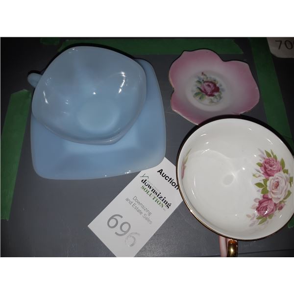 Vintage Cup & Saucer Cat A