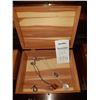 Image 1 : Cedar box with Sterling jewelry cat a