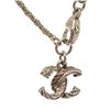 Image 3 : Chanel Silver CC Chain Necklace