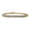 Image 1 : 10.04 ctw Diamond Tennis Bracelet - 14KT Yellow Gold