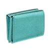 Image 3 : Balenciaga Blue Leather Logo Trifold Wallet