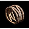 Image 2 : 1.20 ctw Diamond Ring - 14KT Rose Gold