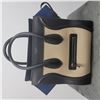 Image 1 : Celine Tri-Color Leather Mini Luggage Tote Bag