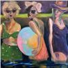 Image 1 : Susan Manders ORIGINAL "Pool Play"