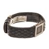 Image 2 : Chanel Black Leather Acier Quartz Watch