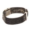 Image 4 : Chanel Black Leather Acier Quartz Watch