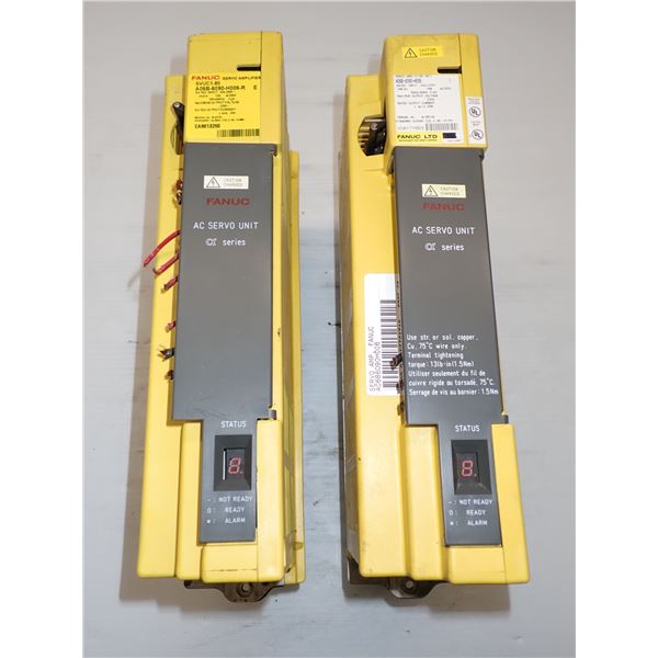 (2) Fanuc #A06B-6090-H006 Servo Amplifier Units