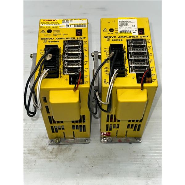 (2) Fanuc #A06B-6093-H151 Servo Amplifier Units