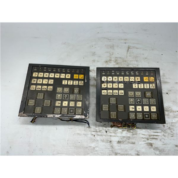 Lot of (2) Fanuc Control Panels
