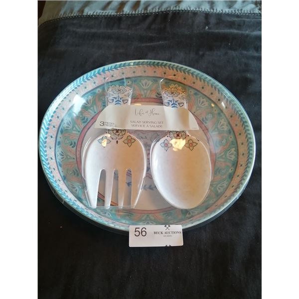 Three-Piece Salad Serving Set (Brand New)