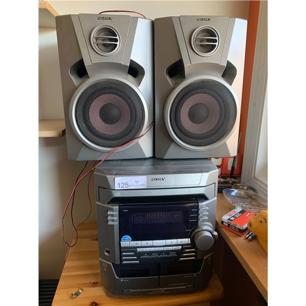 Sony MHC-BX2 Disc Exchange/Mini Hi-Fi Component System and Speaker System (Model SS-BX2)