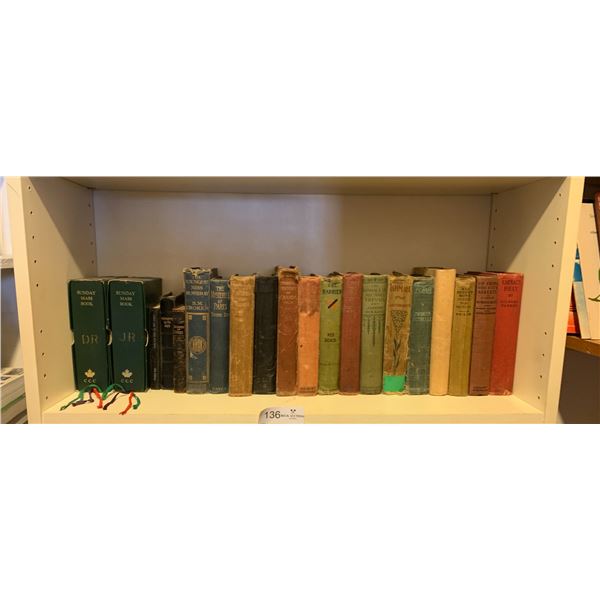 Assortment of Antique/Vintage Books