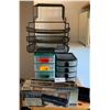 Image 1 : Assorted Office-Related Items - Includes Organizers, Laminating Machine, and More