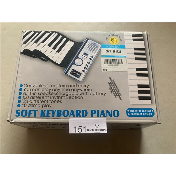 Soft 61-Key Portable Keyboard Piano
