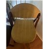 Image 2 : Vintage Upholstered Chair and Folding Wooden Chair