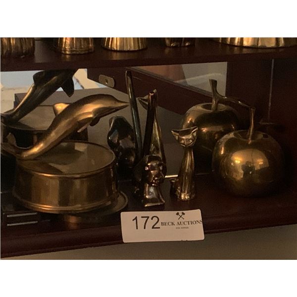 Assortment of Brass Animal Figurines