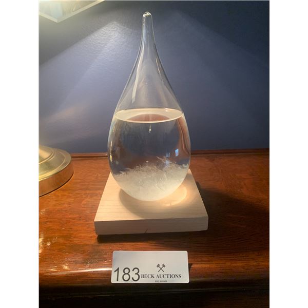 Teardrop-Shaped Storm Glass