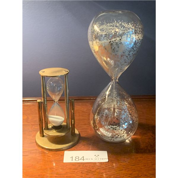 2 x Hourglasses