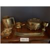 Image 1 : Assortment of Brassware - Incense Holder, Pitcher, Jigger, and More!