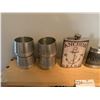 Image 2 : Assortment of Barware - Pewter Tumblers, Flasks, Whiskey Rocks, and More!