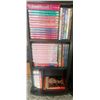 Image 3 : DVD Storage Unit w/ Assortment of DVDs