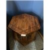 Image 1 : Vintage Wooden Hexagonal Side Table