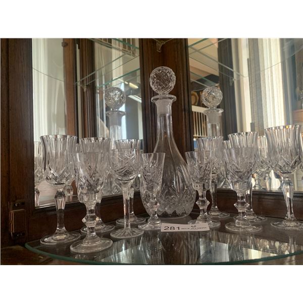 Assortment of Crystalware