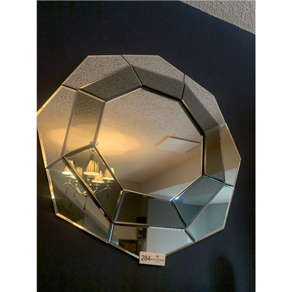 Unique Octagonal Wall Mirror