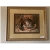 Image 1 : Framed Print of Cats by Henriette Ronner (1899)