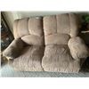 Image 1 : Suede Reclining Loveseat