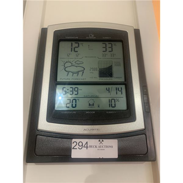 ACU-RITE Indoor-Outdoor Weather Station (Model No. 1097B MAIN)