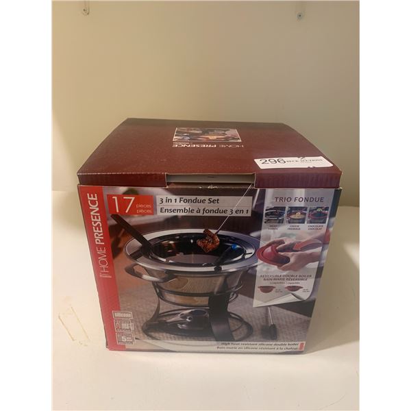 Home Presence 3-in-1 Fondue Set
