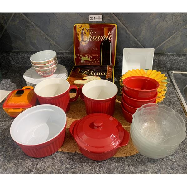 Assortment of Dishware - Includes Corningware, Royal Heritage, and More!